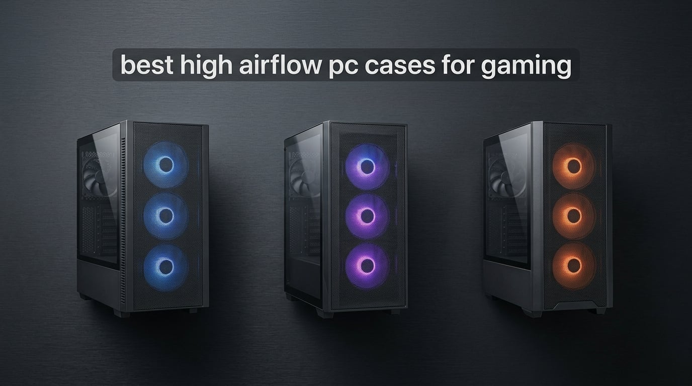best high airflow pc cases for gaming