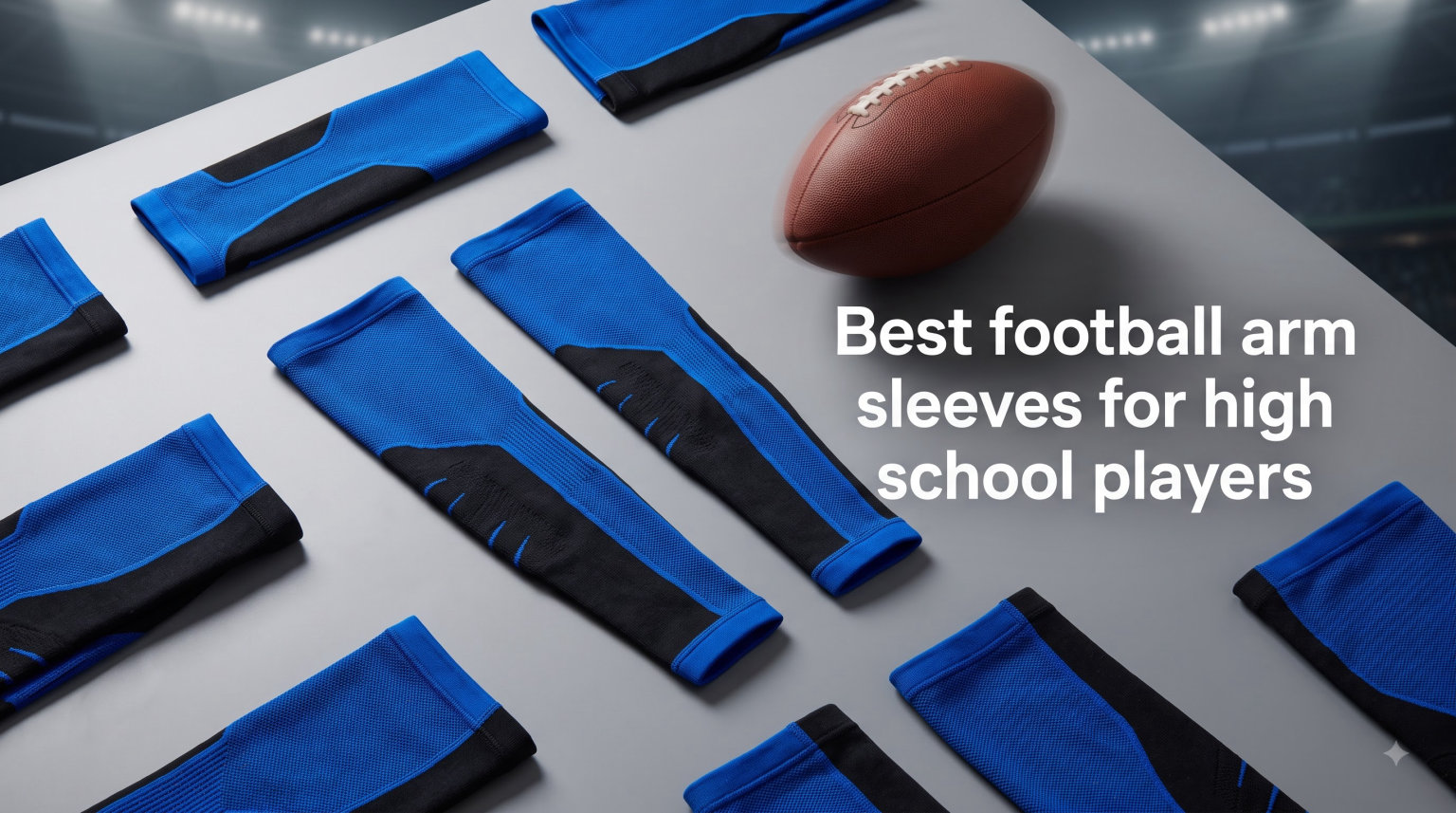 Best football arm sleeves for high school players
