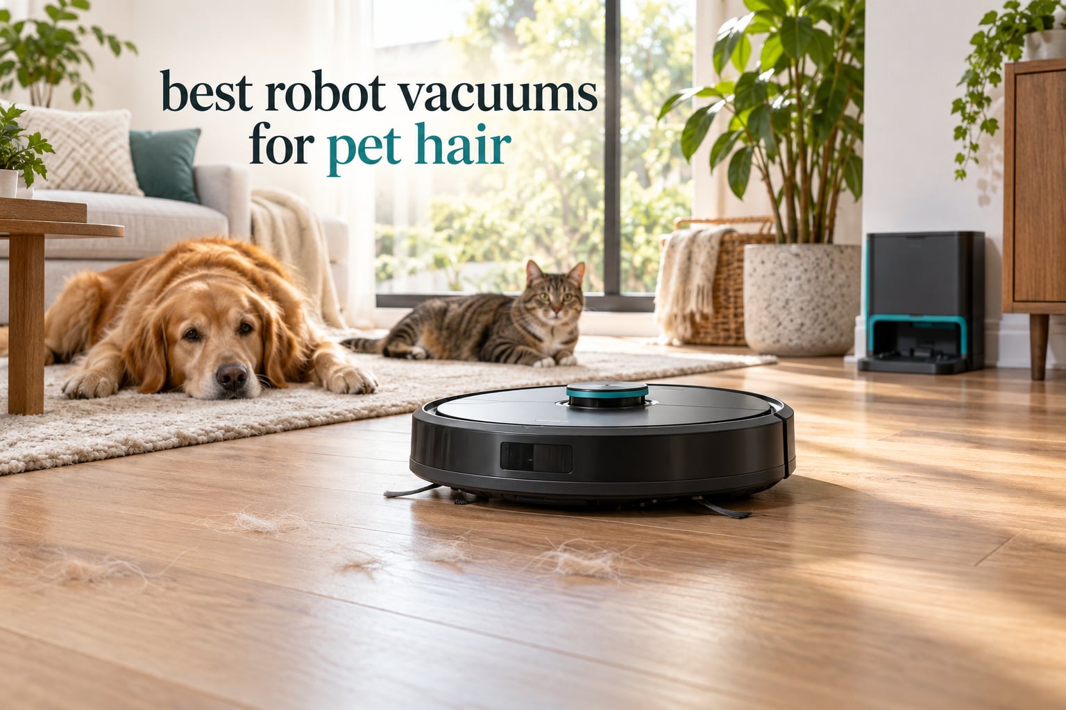 best robot vacuums for pet hair