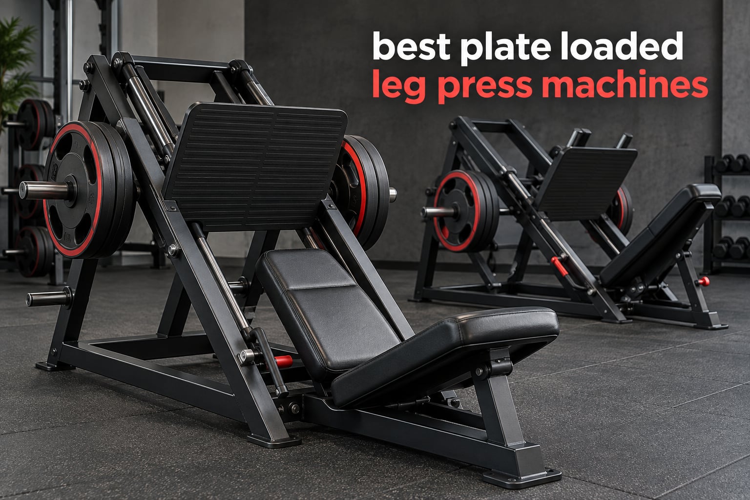 best plate loaded leg press machines