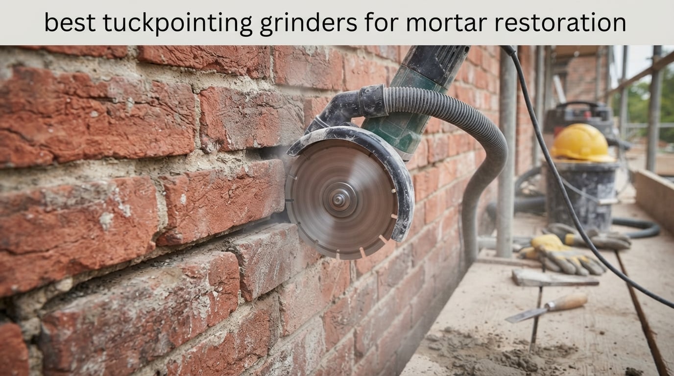 best tuckpointing grinders for mortar restoration