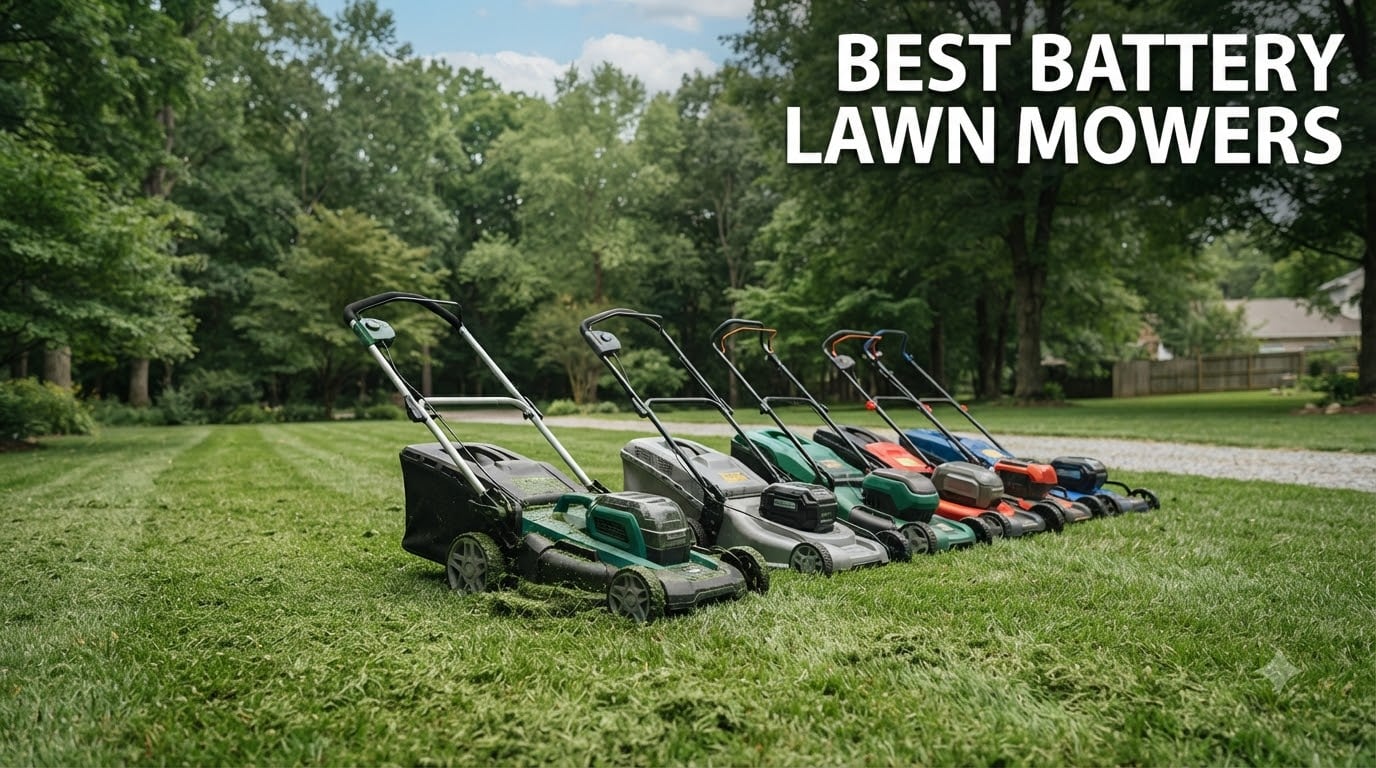 best battery lawn mowers