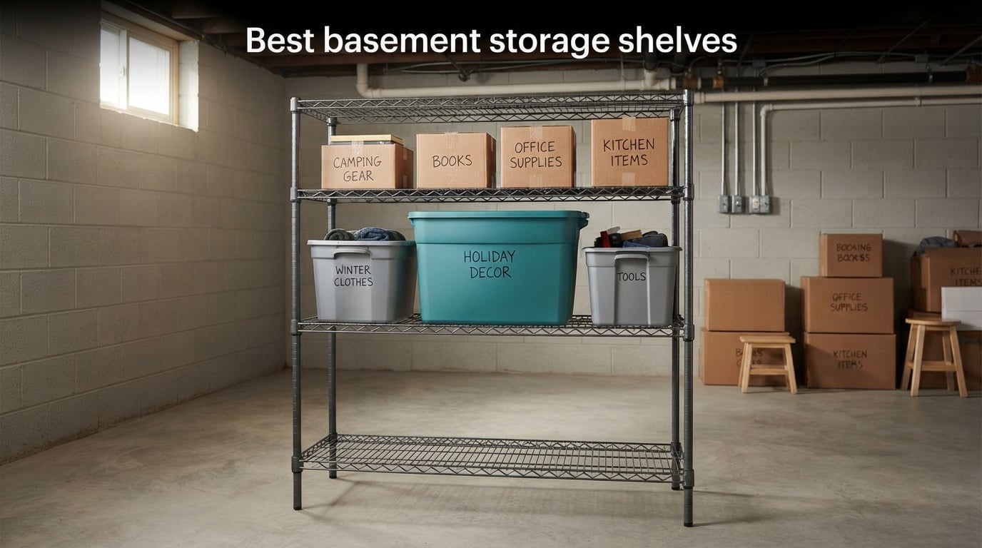 Best basement storage shelves