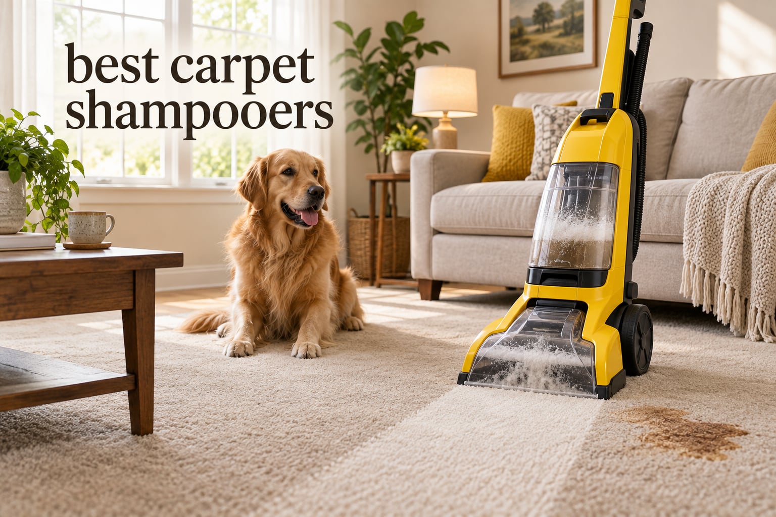 best carpet shampooers