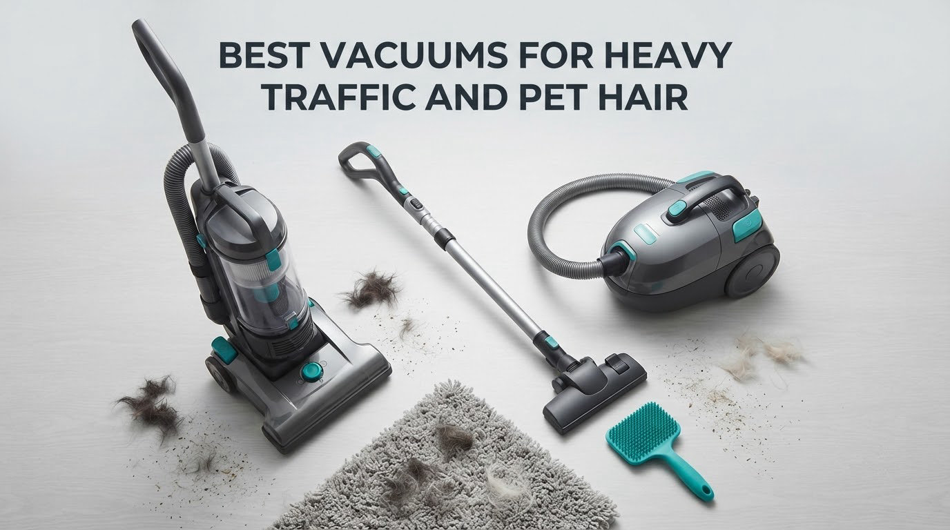 best vacuums for heavy traffic and pet hair