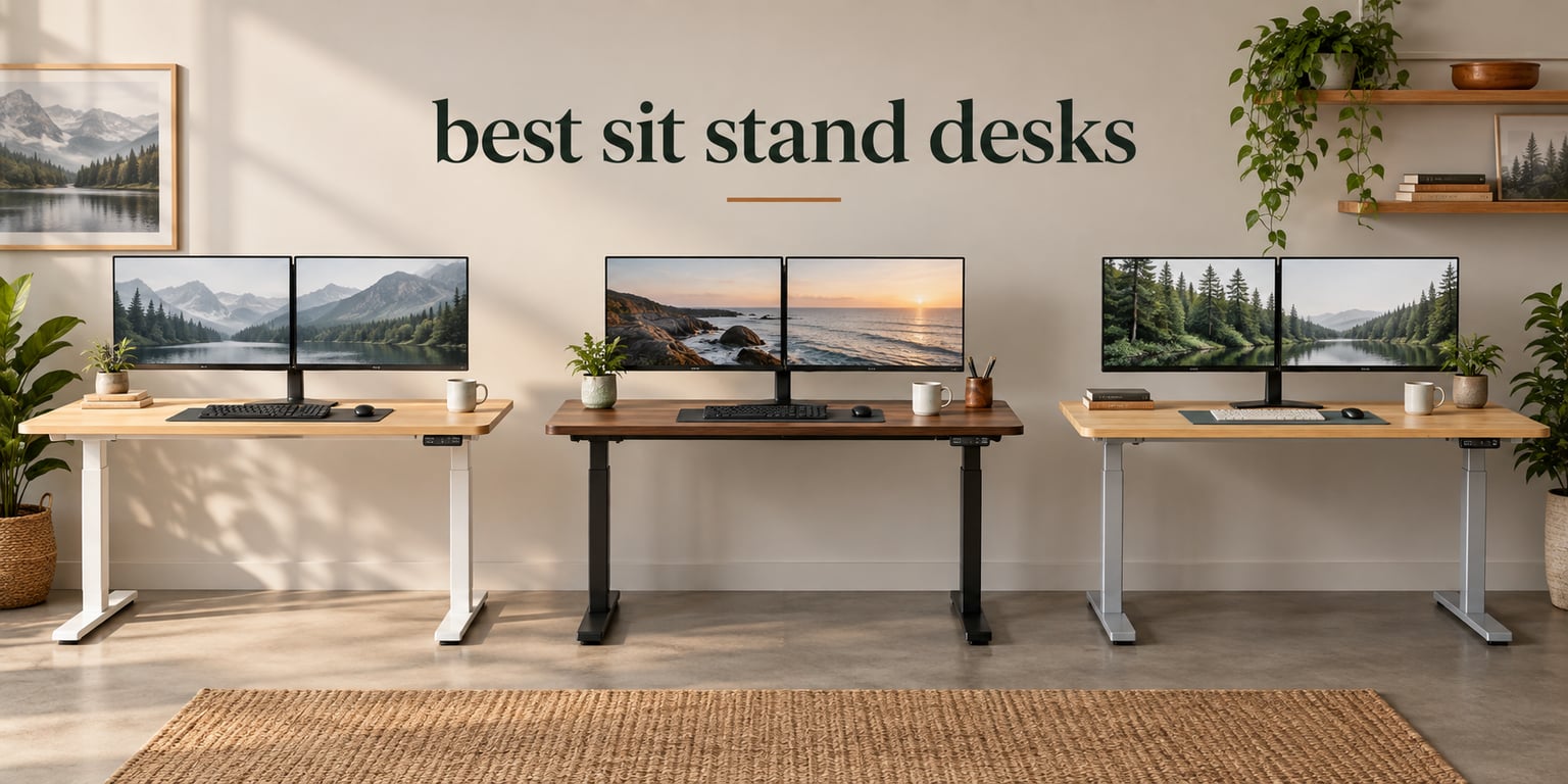 best sit stand desks