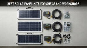 best solar panel kits for sheds and workshops
