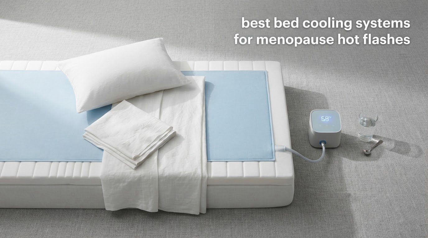best bed cooling systems for menopause hot flashes