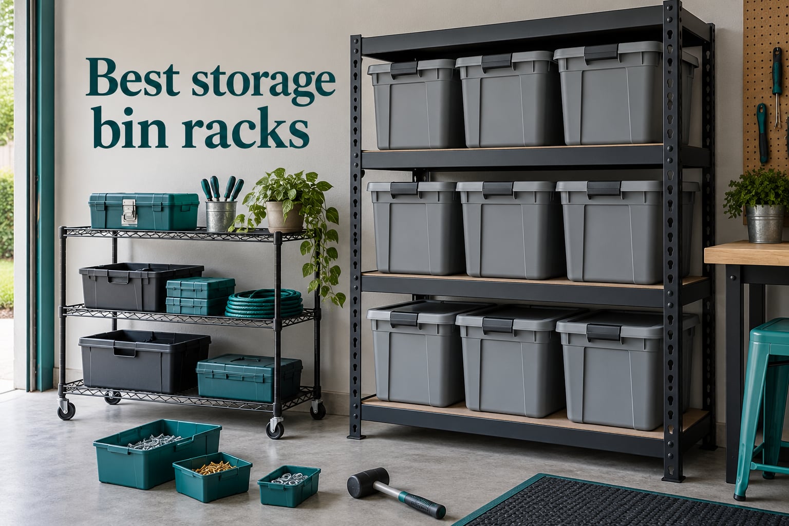Best storage bin racks