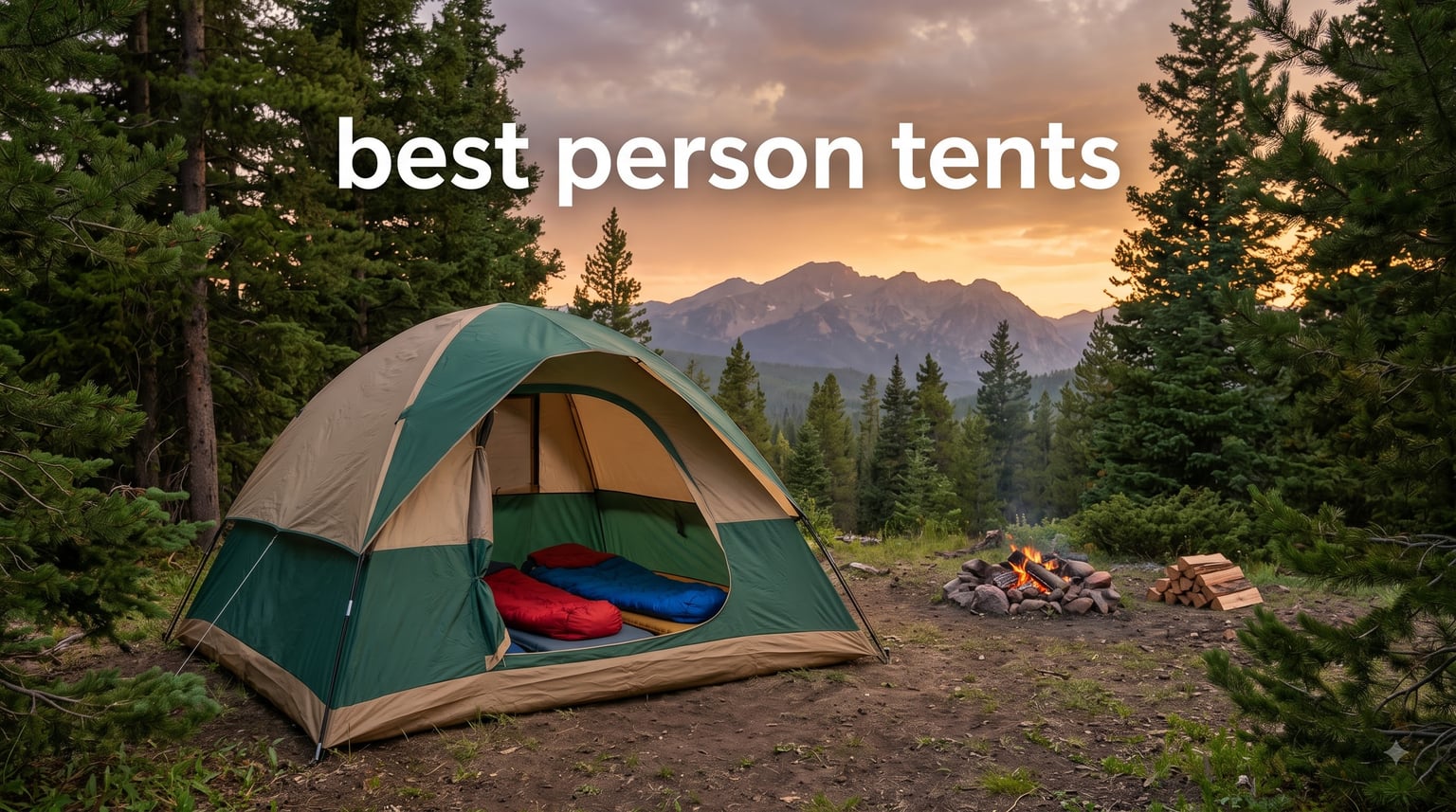 best 4 person tents