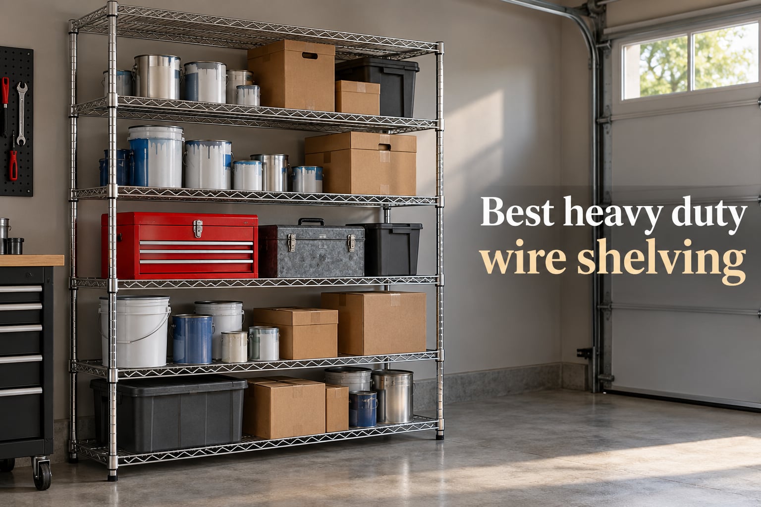 Best heavy duty wire shelving