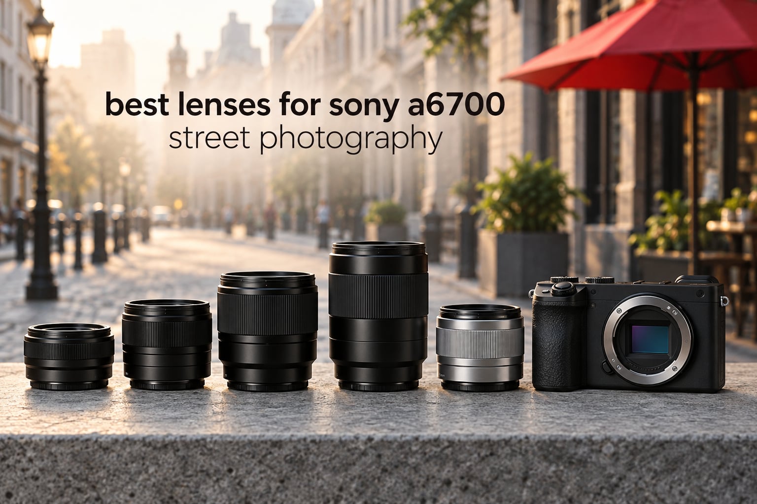 best lenses for sony a6700 street photography