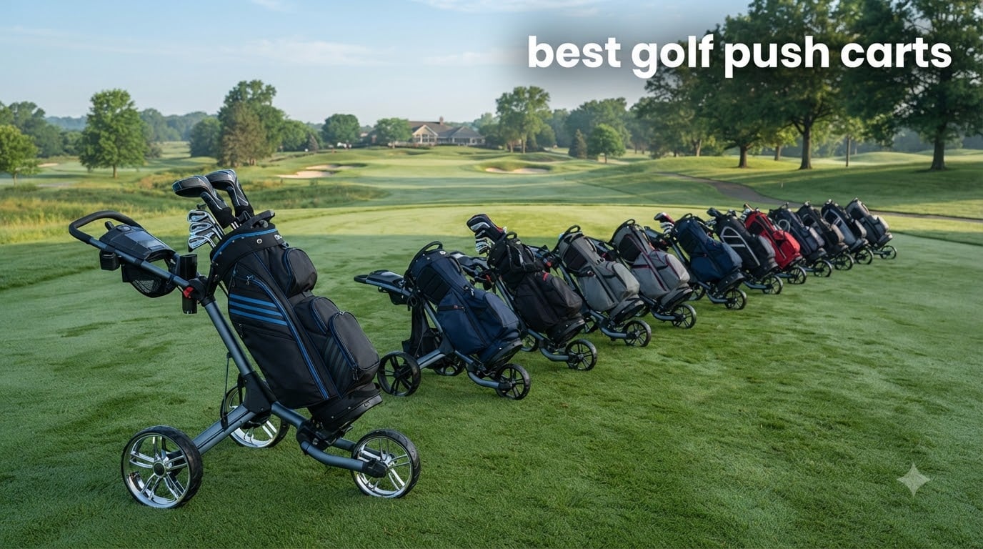 best golf push carts