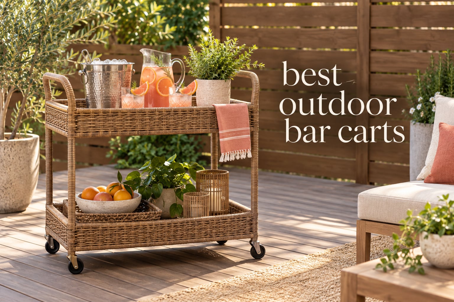 best outdoor bar carts
