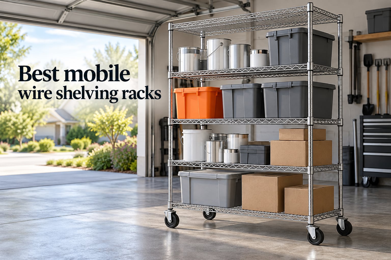 Best mobile wire shelving racks