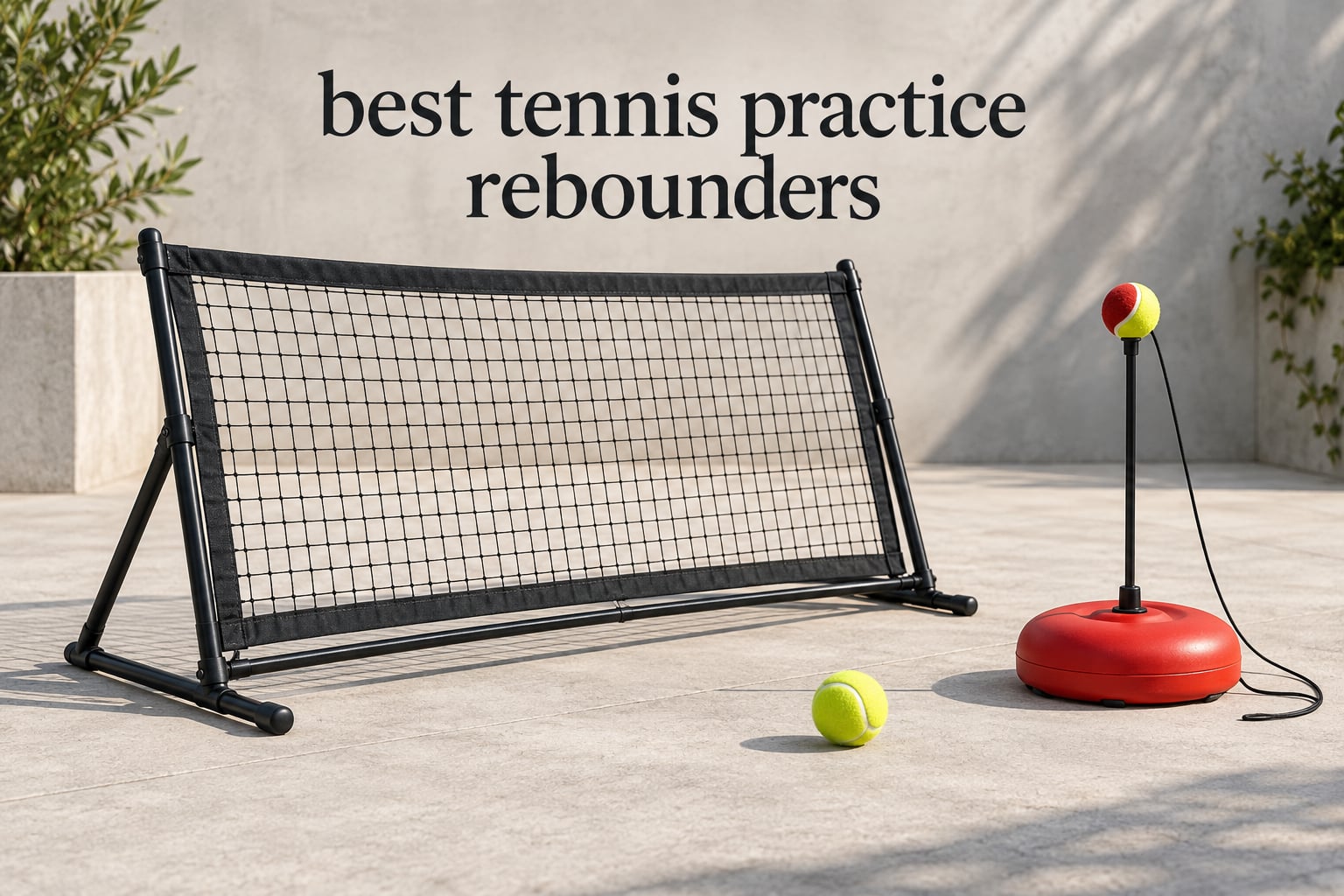 best tennis practice rebounders