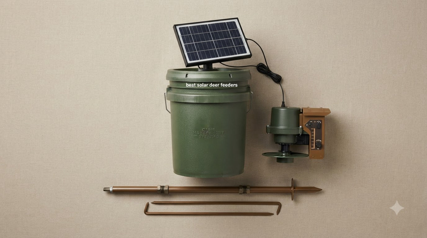 best solar deer feeders