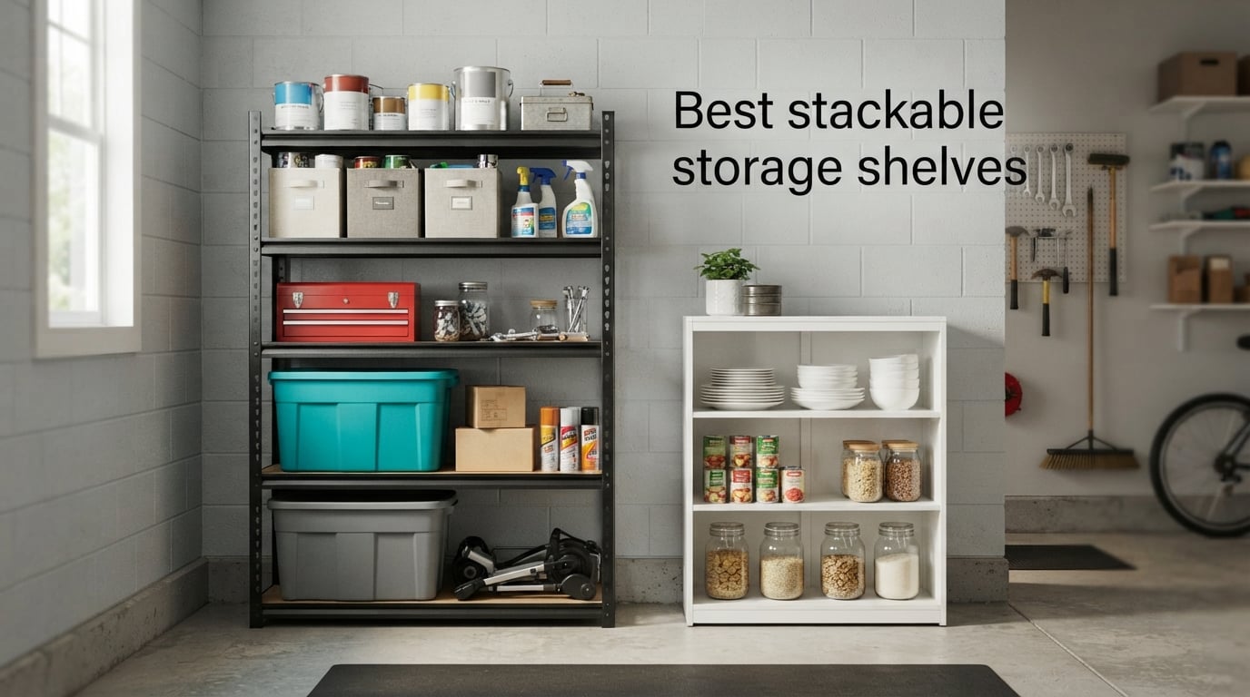 Best stackable storage shelves