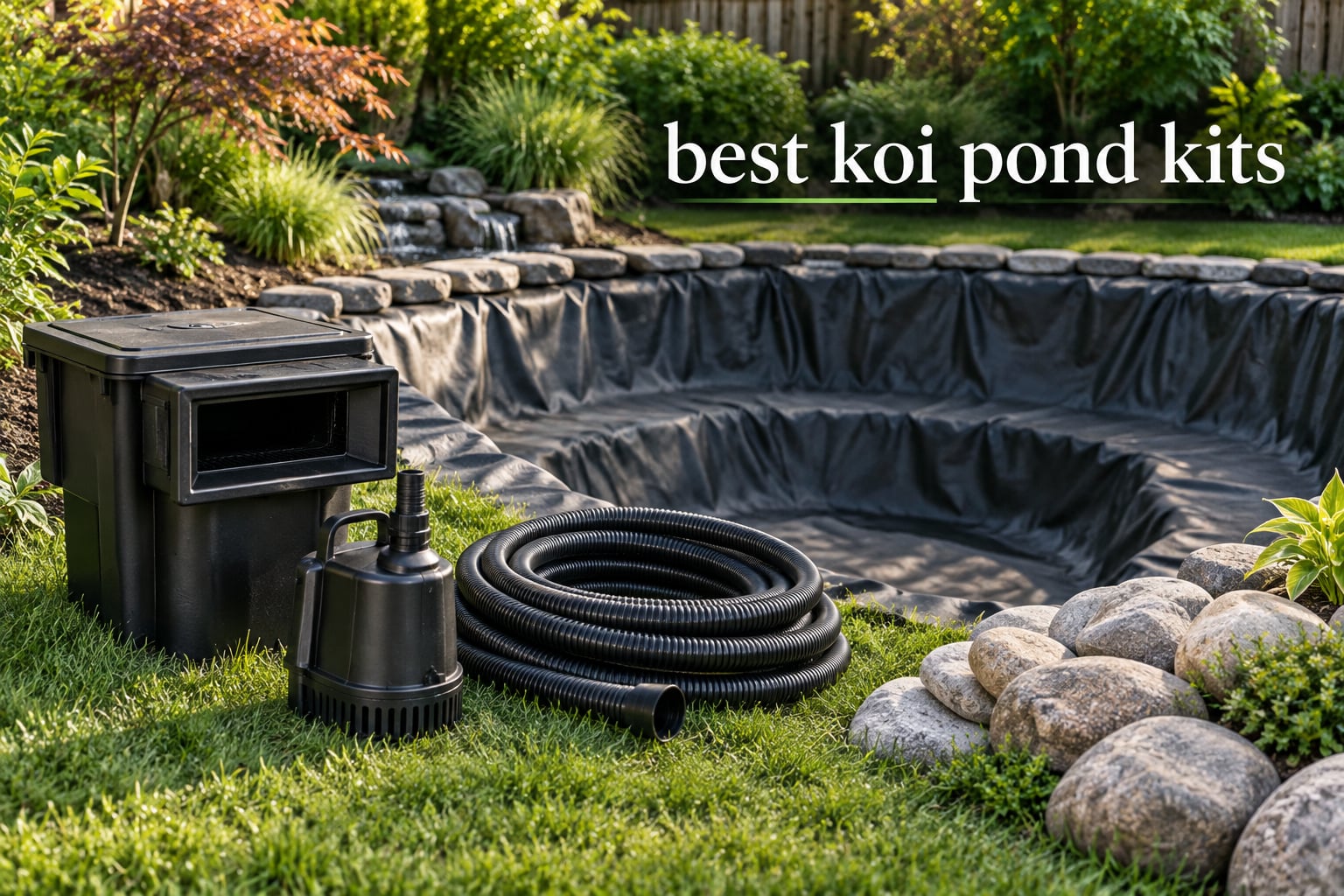 best koi pond kits