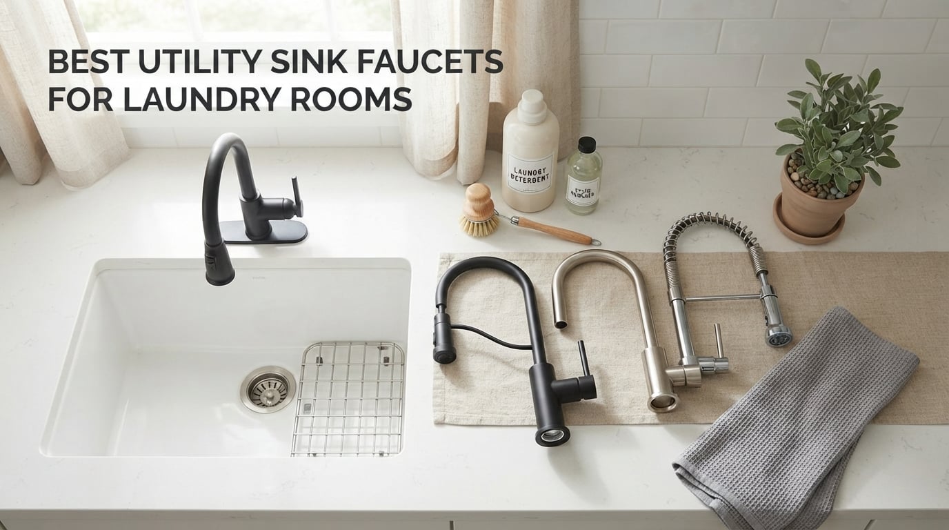 best utility sink faucets for laundry rooms