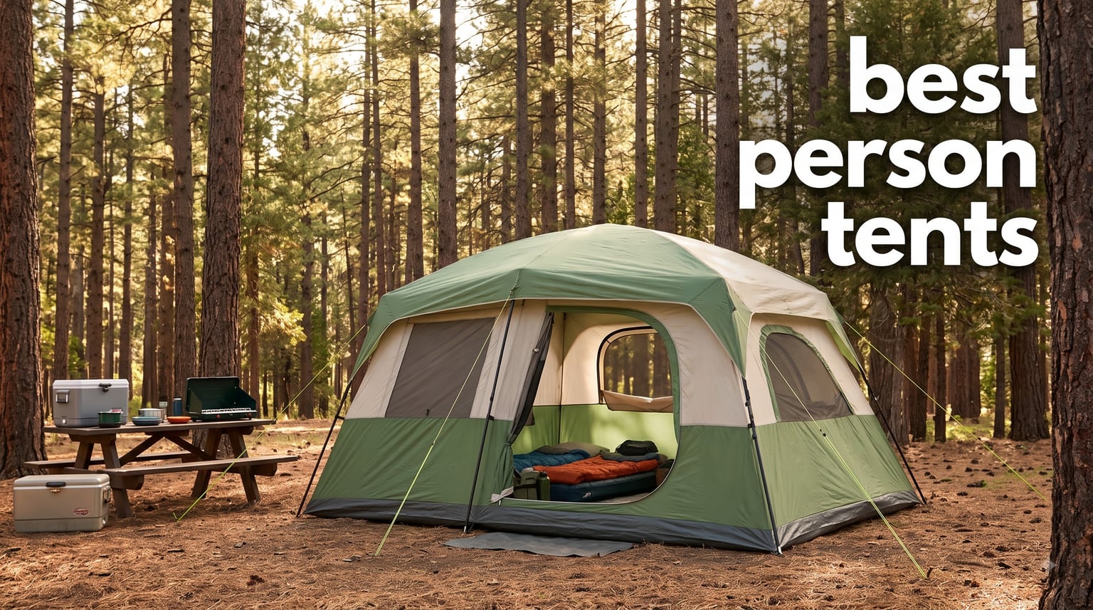 best 6 person tents
