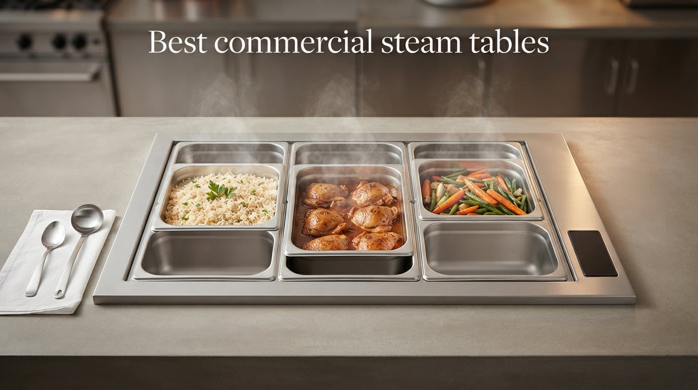 Best commercial steam tables