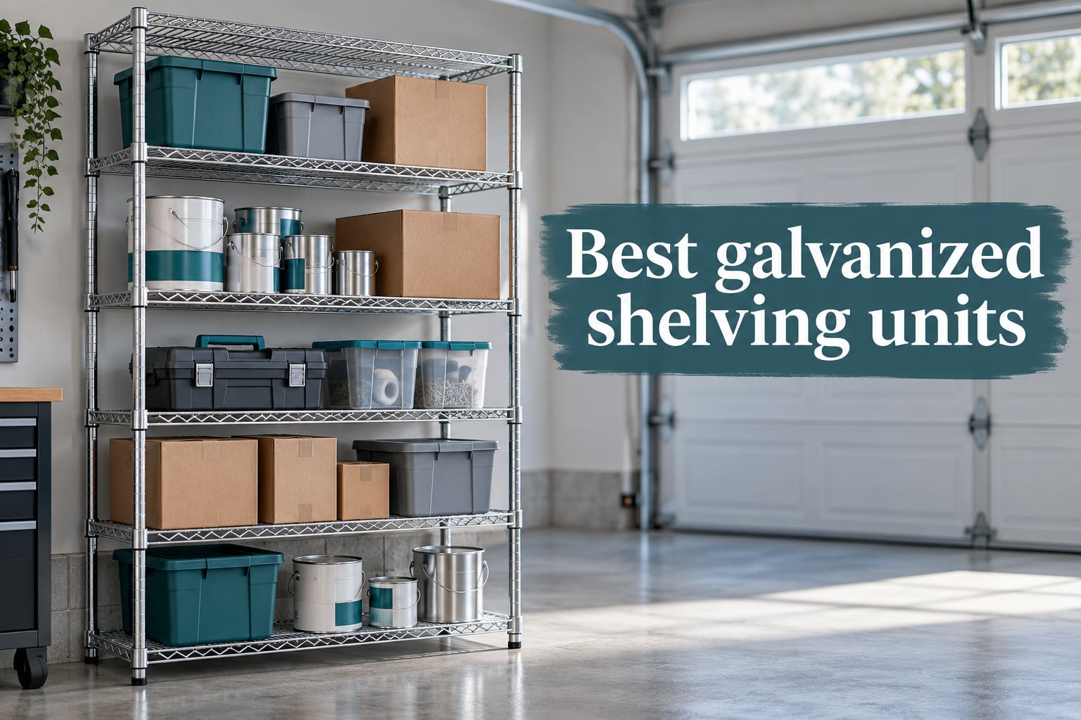 Best galvanized shelving units