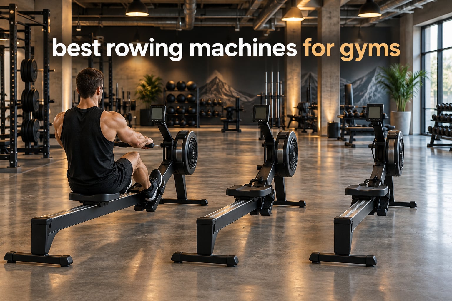 best rowing machines for gyms