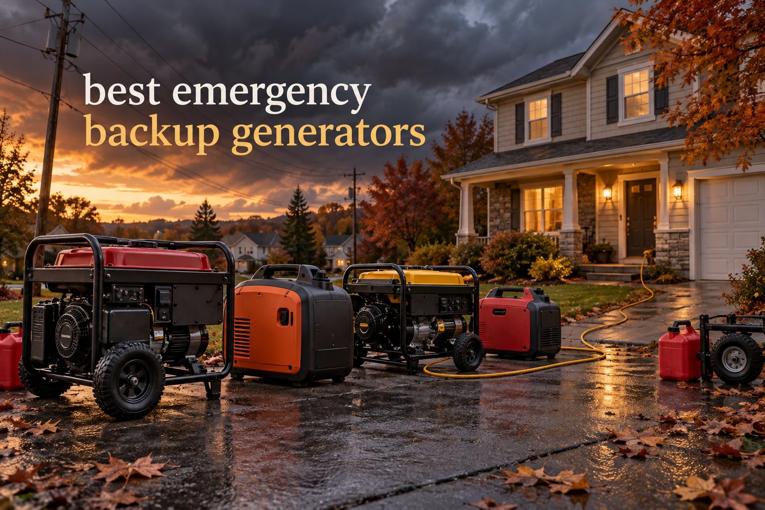 best emergency backup generators