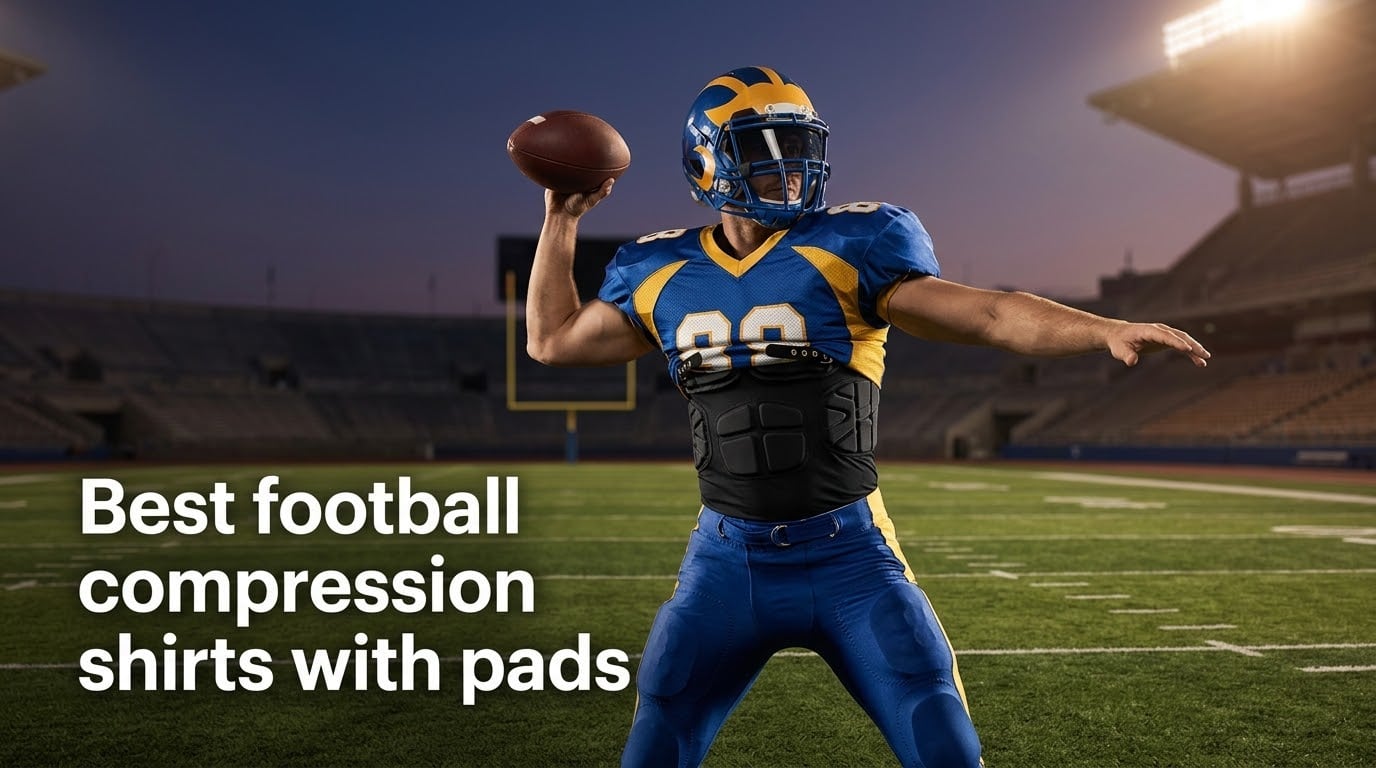 Best football compression shirts with pads