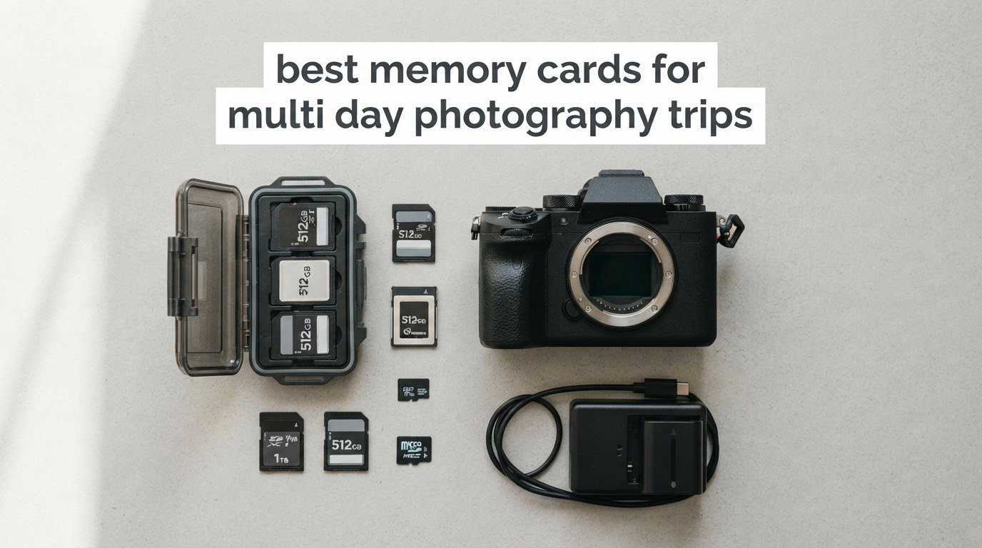 best memory cards for multi day photography trips