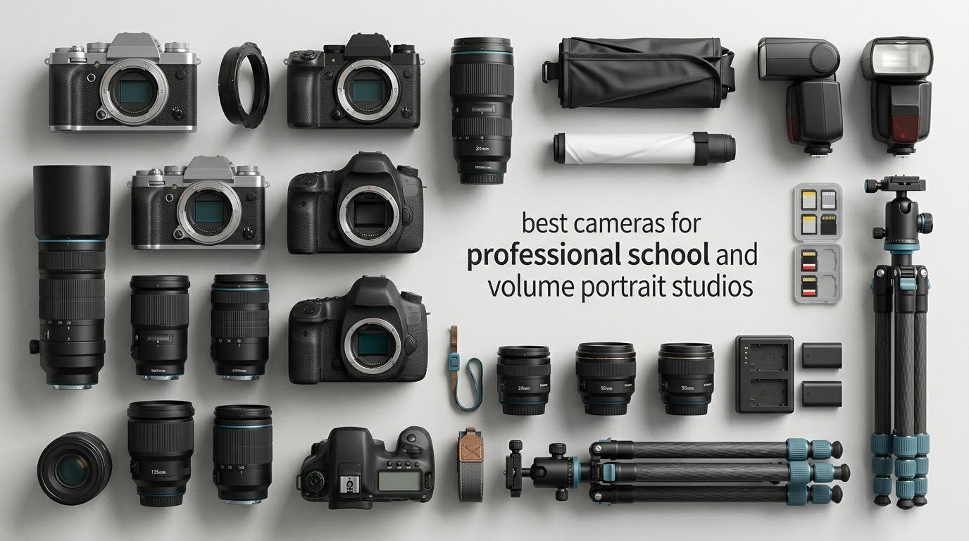 best cameras for professional school and volume portrait studios