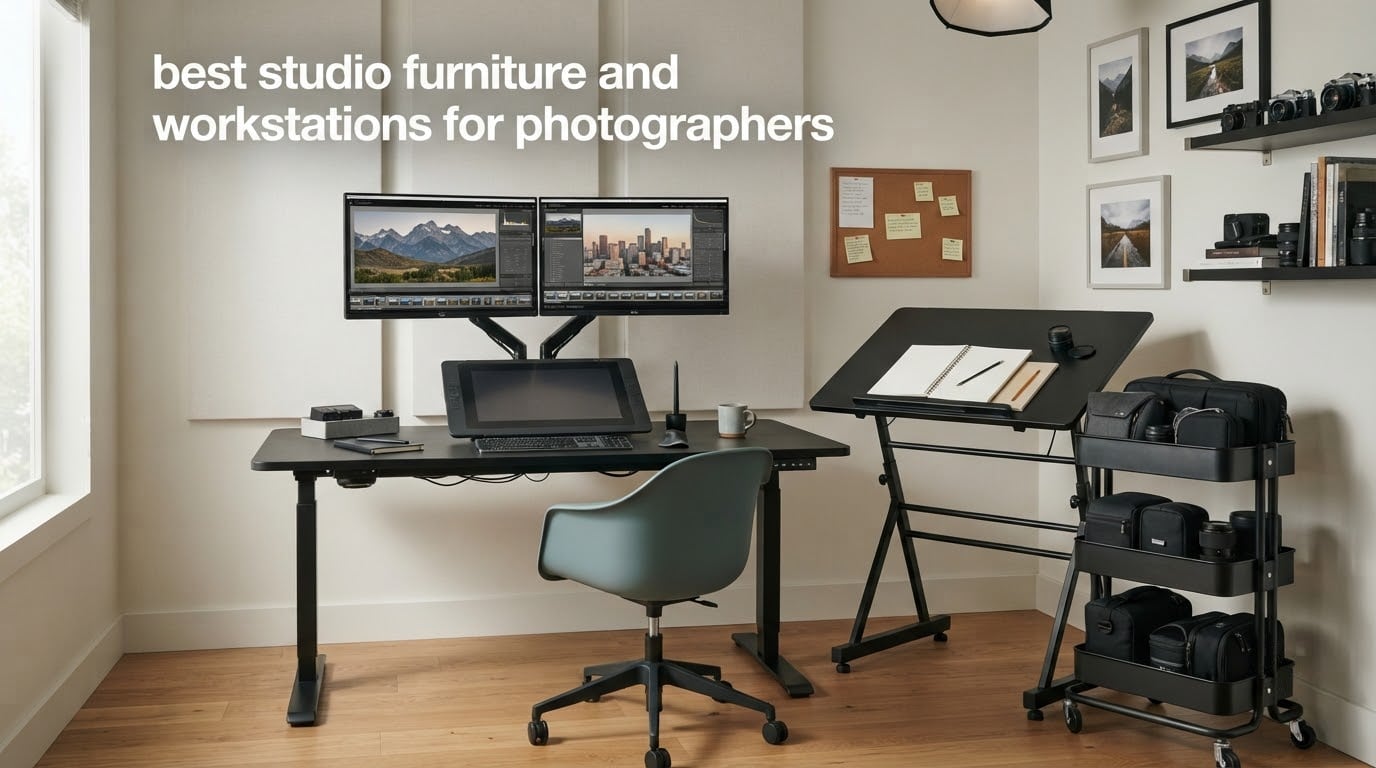 best studio furniture and workstations for photographers