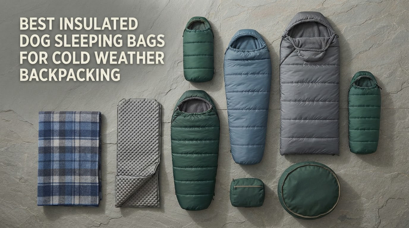 best insulated dog sleeping bags for cold weather backpacking